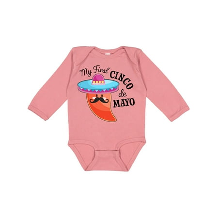 Inktastic My First Cinco de Mayo- pepper in a sombrero Gift Baby Boy or Baby Girl Long Sleeve Bodysuit
Inktastic My First Cinco de Mayo- pepper in a sombrero Gift Baby Boy or Baby Girl Long Sleeve Bodysuit