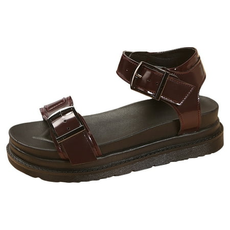ZAROYEAX Large Size Women s Shoes Thick Sole Solid Color Platform Soft Sole Roman Sandals Beach Casual
ZAROYEAX Large Size Women s Shoes Thick Sole Solid Color Platform Soft Sole Roman Sandals Beach Casual