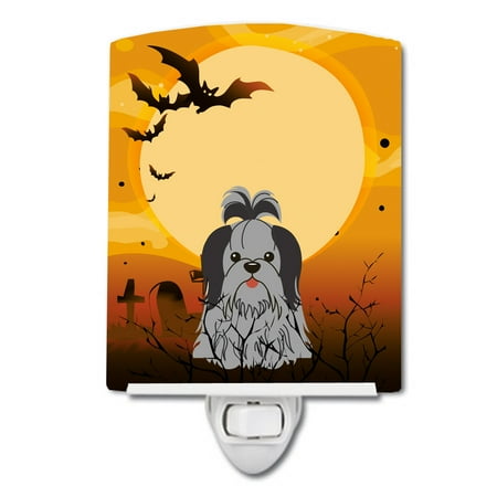 Caroline s Treasures BB4355CNL Halloween Shih Tzu Black Silver Ceramic Night Light 6x4x3 multicolor
Caroline s Treasures BB4355CNL Halloween Shih Tzu Black Silver Ceramic Night Light 6x4x3 multicolor