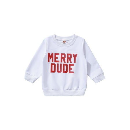 CenturyX Kids Baby Girls Boys Christmas Sweatshirt Long Sleeve Tops Print Toddler Party Casual Pullover 12-18 Months
CenturyX Kids Baby Girls Boys Christmas Sweatshirt Long Sleeve Tops Print Toddler Party Casual Pullover 12-18 Months