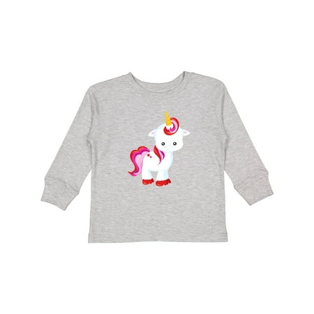 Inktastic Cute Little Unicorn With Red And Pink Mane Hearts Girls Long Sleeve Toddler T-Shirt
Inktastic Cute Little Unicorn With Red And Pink Mane Hearts Girls Long Sleeve Toddler T-Shirt