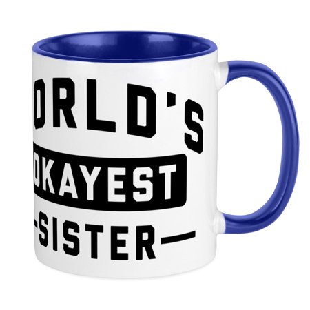 CafePress - World s Okayest Sister 15 Oz Ceramic Large Mug - Ceramic Coffee Tea Novelty Mug Cup 11 oz
CafePress - World s Okayest Sister 15 Oz Ceramic Large Mug - Ceramic Coffee Tea Novelty Mug Cup 11 oz