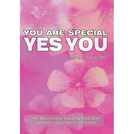 My Personal Diet Journal & Food Diary Set Goals - Track Progress - Get Results: Effective Weight-Loss or Diet Journal and Food Diary, Pastel Pink Flor