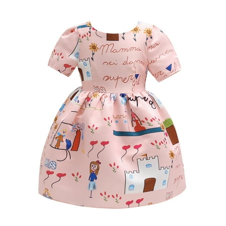 XINSHIDE Kids Girls Toddler Cute Cartoon Prints Shortsleeves Infant Princess Girls Dress Cloths Baby Clothing
XINSHIDE Kids Girls Toddler Cute Cartoon Prints Shortsleeves Infant Princess Girls Dress Cloths Baby Clothing