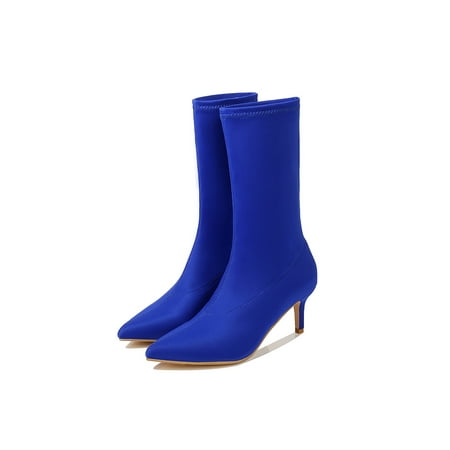Woobling Women Ankle Boots Pointy Toe High Heels Boot Stiletto Fashion Bootie Work Short Booties Comfotable Winter Shoes Pull On Non-slip Dark Blue 7.5
Woobling Women Ankle Boots Pointy Toe High Heels Boot Stiletto Fashion Bootie Work Short Booties Comfotable Winter Shoes Pull On Non-slip Dark Blue 7.5