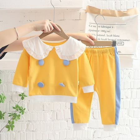 FZM Christmas Toddler Kids Children Baby Girls Long Sleeve Lapel Sweatshirt Blouse Tops Patchwork Pant Trousers Outfits Set 2PCS Clothes
FZM Christmas Toddler Kids Children Baby Girls Long Sleeve Lapel Sweatshirt Blouse Tops Patchwork Pant Trousers Outfits Set 2PCS Clothes