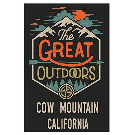 Cow Mountain California Souvenir 2x3-Inch Fridge Magnet The Great Outdoors