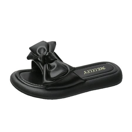 Qufokar Calf High Boots for Women Nine Slippers for Women Ladies Fashion Summer Solid Color Leather Fish Mouth Bow Flat Sandals
Qufokar Calf High Boots for Women Nine Slippers for Women Ladies Fashion Summer Solid Color Leather Fish Mouth Bow Flat Sandals