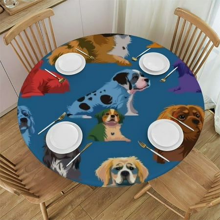 Round Table Cover Stain Resistant Outdoor Tablecloth Kitchen Dining Wedding Parties Picnic Camping 100% Polyester Fiber 38-42
Round Table Cover Stain Resistant Outdoor Tablecloth Kitchen Dining Wedding Parties Picnic Camping 100% Polyester Fiber 38-42
