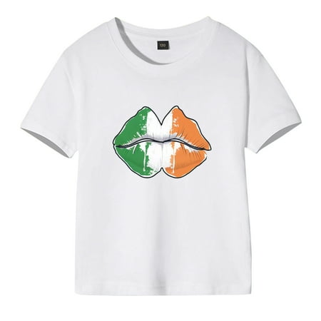 Toddler Girls Boys Irish Festival Summer Short Sleeve Lips Prints T Shirt Tops for Children Clothes Soft Kids T Shirt 6god Shirt Girls Outfits Size 5 2t Girl Tops Long Sleeve Tops with Cats Tee Shirts
Toddler Girls Boys Irish Festival Summer Short Sleeve Lips Prints T Shirt Tops for Children Clothes Soft Kids T Shirt 6god Shirt Girls Outfits Size 5 2t Girl Tops Long Sleeve Tops with Cats Tee Shirts