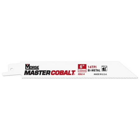 M.K. Morse RB614T05 6 x 3/4 x .035 Master Cobalt Bi-Metal Reciprocating Blade
