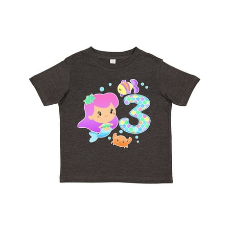 Inktastic Third Birthday Mermaid with Fish and Crab Gift Toddler Toddler Girl T-Shirt
Inktastic Third Birthday Mermaid with Fish and Crab Gift Toddler Toddler Girl T-Shirt