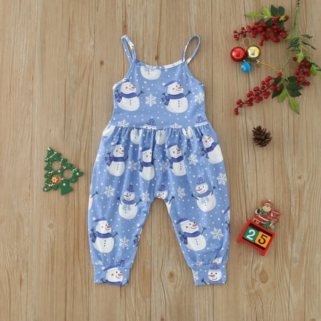 Toddler Girls Christmas Sleeveless Cartoon Prints Romper Jumpsuit With Pocket Clothes Sky Blue 100
Toddler Girls Christmas Sleeveless Cartoon Prints Romper Jumpsuit With Pocket Clothes Sky Blue 100