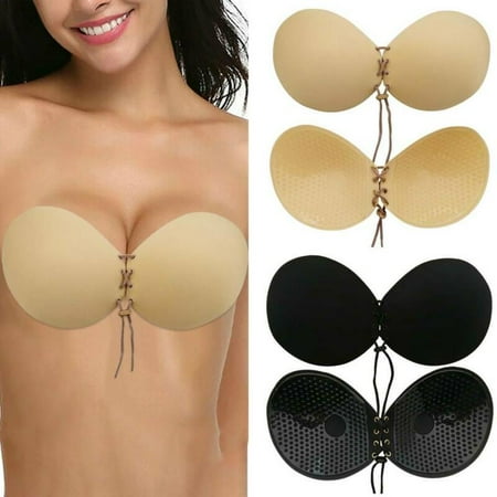 Women s Nipple Push-Up Strapless Backless Self Adhesive Stick On Invisible Silicone Bra
Women s Nipple Push-Up Strapless Backless Self Adhesive Stick On Invisible Silicone Bra