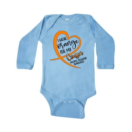 Inktastic I Wear Orange for my Cousin Multiple Sclerosis Awareness Gift Baby Boy or Baby Girl Long Sleeve Bodysuit
Inktastic I Wear Orange for my Cousin Multiple Sclerosis Awareness Gift Baby Boy or Baby Girl Long Sleeve Bodysuit