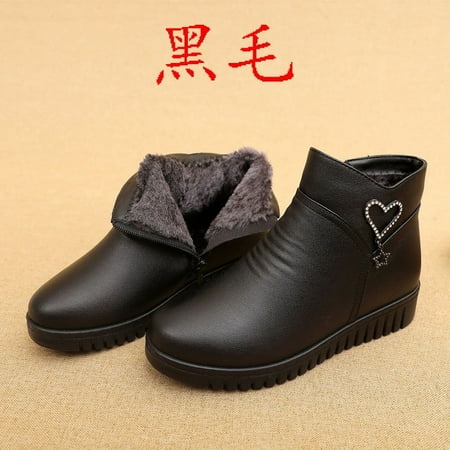 Winter genuine soft bottom short boots mom shoes women winter middle-aged and elderly fleece-lined warm shoes middle-aged non-slip cotton shoes for the elderly
Winter genuine soft bottom short boots mom shoes women winter middle-aged and elderly fleece-lined warm shoes middle-aged non-slip cotton shoes for the elderly