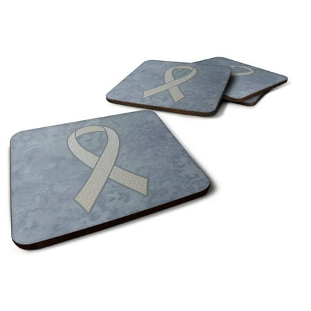 Carolines Treasures AN1210FC Clear Ribbon for Lung Cancer Awareness Foam Coaster Set of 4 3 1/2 x 3 1/2 multicolor
Carolines Treasures AN1210FC Clear Ribbon for Lung Cancer Awareness Foam Coaster Set of 4 3 1/2 x 3 1/2 multicolor
