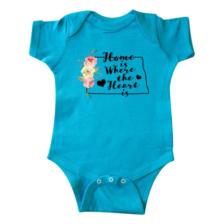Inktastic North Dakota Home is Where the Heart is with Watercolor Gift Baby Boy or Baby Girl Bodysuit 
Inktastic North Dakota Home is Where the Heart is with Watercolor Gift Baby Boy or Baby Girl Bodysuit