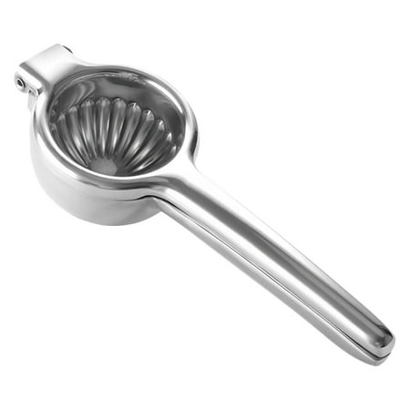 NUOLUX 1pc Manual Lemon Squeezer Stainless Steel Fruit Juicer Handheld Lemon Juicer