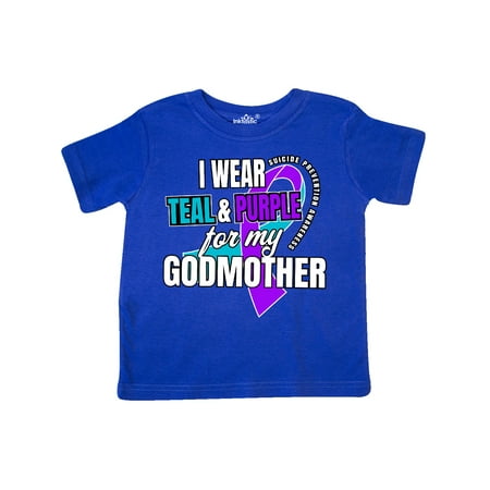 Inktastic Suicide Prevention I Wear Teal and Purple for My Godmother Gift Toddler Boy or Toddler Girl T-Shirt
Inktastic Suicide Prevention I Wear Teal and Purple for My Godmother Gift Toddler Boy or Toddler Girl T-Shirt