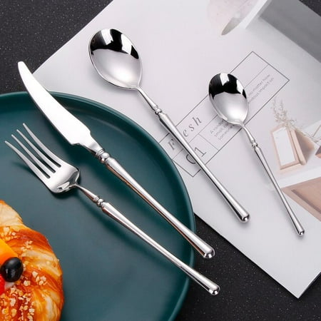 dosili 8/12/16/20/24 Pieces Luxury Antique Gold Matte Cutlery Set Stainless Steel 18/10 Wedding Gift Flatware Dinner Party Hotel Home
dosili 8/12/16/20/24 Pieces Luxury Antique Gold Matte Cutlery Set Stainless Steel 18/10 Wedding Gift Flatware Dinner Party Hotel Home