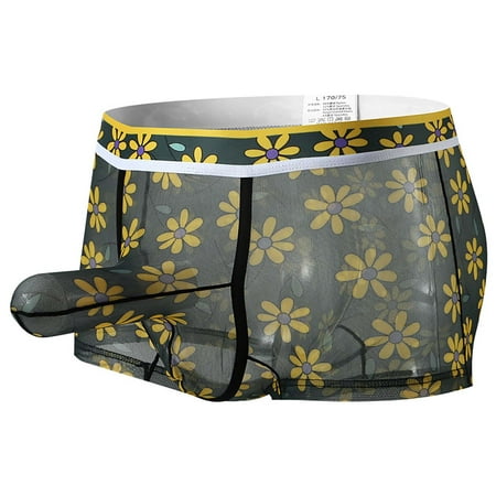 XIAOFFENN Underwear Women Bulk Underwear For Women Men S Bottoming Boxer Briefs Mesh Ice Silk Print Boxer Briefs Clearance
XIAOFFENN Underwear Women Bulk Underwear For Women Men S Bottoming Boxer Briefs Mesh Ice Silk Print Boxer Briefs Clearance