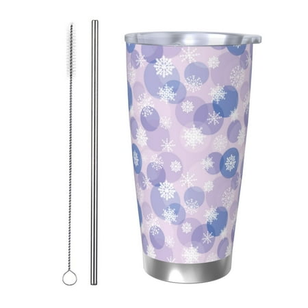 Junzan Winter With Snowflakes for 20oz Stainless Steel Insulated Car Cup with Spillproof Lid - Insulated Coffee Mug Thermal Cup-Straw Two-piece Set
Junzan Winter With Snowflakes for 20oz Stainless Steel Insulated Car Cup with Spillproof Lid - Insulated Coffee Mug Thermal Cup-Straw Two-piece Set