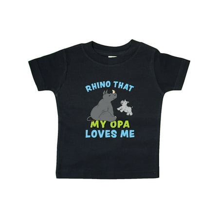 Inktastic Rhino That My Opa Loves Me with Cute Rhinos Gift Baby Boy or Baby Girl T-Shirt
Inktastic Rhino That My Opa Loves Me with Cute Rhinos Gift Baby Boy or Baby Girl T-Shirt