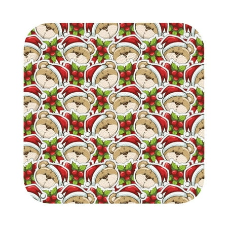 Giroia Christmas Hat bear Coasters Leather Coasters Set of 6 Coaster for Drinks Square
Giroia Christmas Hat bear Coasters Leather Coasters Set of 6 Coaster for Drinks Square