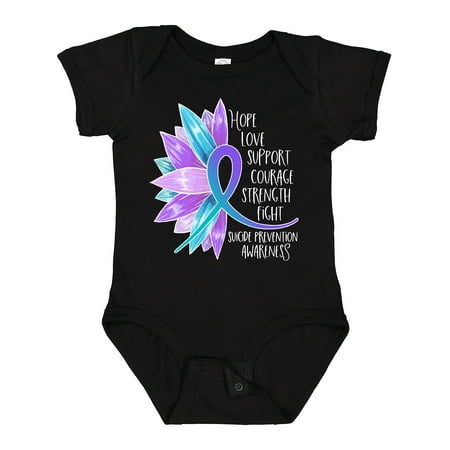 Inktastic Suicide Prevention Awareness Purple Teal Sunflower Ribbon Gift Baby Boy or Baby Girl Bodysuit
Inktastic Suicide Prevention Awareness Purple Teal Sunflower Ribbon Gift Baby Boy or Baby Girl Bodysuit