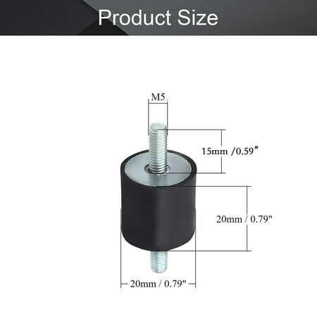 Yannee Rubber Vibration Isolator Mount Male Anti M3 M5 M6 Car Bobbin Isolator Damperm
Yannee Rubber Vibration Isolator Mount Male Anti M3 M5 M6 Car Bobbin Isolator Damperm
