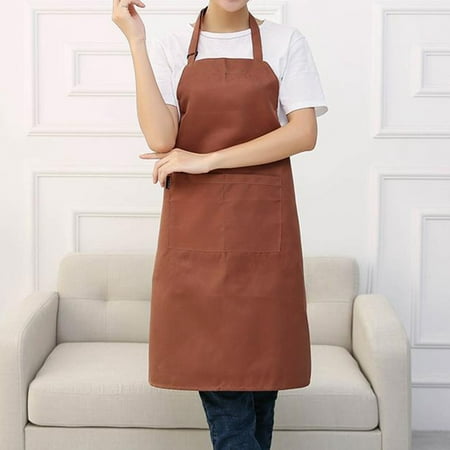 2-Pack Adjustable Bib Apron Water Resistant Belt 2 Pockets Cooking Kitchen Apron Suitable for Women Men Couples-Coffee
2-Pack Adjustable Bib Apron Water Resistant Belt 2 Pockets Cooking Kitchen Apron Suitable for Women Men Couples-Coffee