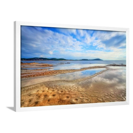 Water Reflections at Terrigal Haven, Nsw Australia Framed Print Wall Art By lovleah