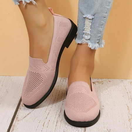 Women s Knit Slip On Mesh Loafers Solid Color Breathable & Comfortable Shoes Women s Footwear
Women s Knit Slip On Mesh Loafers Solid Color Breathable & Comfortable Shoes Women s Footwear