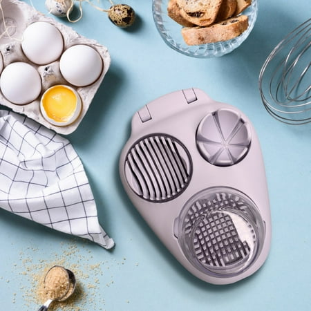 GROFRY 3-In-1 Multifunctional Egg Cutter ABS Soft Fruits Boiled Egg Slicer Kitchen Gadget
GROFRY 3-In-1 Multifunctional Egg Cutter ABS Soft Fruits Boiled Egg Slicer Kitchen Gadget