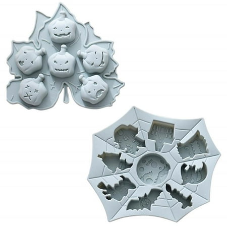 1pcs Halloween Silicone Mold Pumpkin Candy Mould Heat-resistant Non-stick Cake Ice Tray Mold Easy to Remove DIY for Kitchen Refrigerator Oven
1pcs Halloween Silicone Mold Pumpkin Candy Mould Heat-resistant Non-stick Cake Ice Tray Mold Easy to Remove DIY for Kitchen Refrigerator Oven