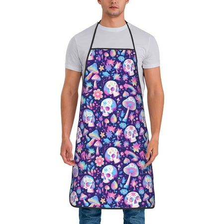 Xecao mushroom rainbow Skull cartoon Print Funny BBQ Chef Aprons for Men Women Adjustable Kitchen Cooking Aprons with Pocket Waterproof Oil Proof No Pilling Fading
Xecao mushroom rainbow Skull cartoon Print Funny BBQ Chef Aprons for Men Women Adjustable Kitchen Cooking Aprons with Pocket Waterproof Oil Proof No Pilling Fading