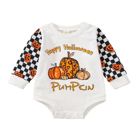 JYYYBF Kids Baby Girls Boys Halloween Romper Long Sleeve Letter Pumpkin Print Bodysuit Autumn Sweatshirt 12-18 Months
JYYYBF Kids Baby Girls Boys Halloween Romper Long Sleeve Letter Pumpkin Print Bodysuit Autumn Sweatshirt 12-18 Months