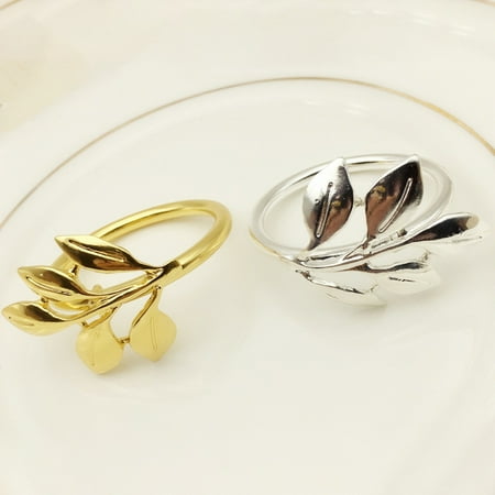 Caihezhi Leaves Napkin Ring Holder Metal Buckle Wedding Birthday Home Party Decoration
Caihezhi Leaves Napkin Ring Holder Metal Buckle Wedding Birthday Home Party Decoration