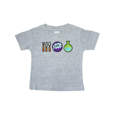 Inktastic Eat Sleep Science Chemistry Gift Baby Boy or Baby Girl T-Shirt