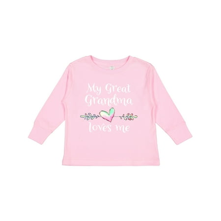 Inktastic My Great Grandma Loves Me- Heart Great Grandchild Gift Toddler Boy or Toddler Girl Long Sleeve T-Shirt
Inktastic My Great Grandma Loves Me- Heart Great Grandchild Gift Toddler Boy or Toddler Girl Long Sleeve T-Shirt