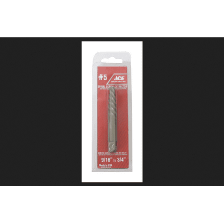 Ace # 5 Spiral Screw Extractor 9/16 in. to 3/4 in. Dia.