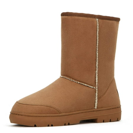 CLPP LI Women s Emma Winter Snow Boots - Chestnut - 7