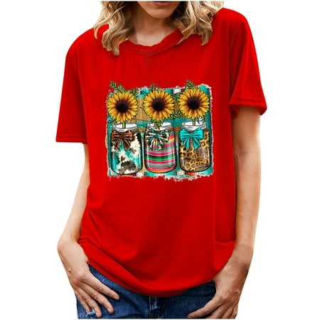 Womens Tops Oversized T Shirts for Women Trendy Women Summer Half Sleeve Pullover Plain Leisure Blouse Tops Backless Top White Crop Top Clearance Red XL
Womens Tops Oversized T Shirts for Women Trendy Women Summer Half Sleeve Pullover Plain Leisure Blouse Tops Backless Top White Crop Top Clearance Red XL