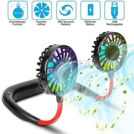 Hand Free Fan Portable Neck Fan Rechargeable Hanging Neck Fan 3 Speeds Personal Wearable Neck Fan with Colorful Led Light
Hand Free Fan Portable Neck Fan Rechargeable Hanging Neck Fan 3 Speeds Personal Wearable Neck Fan with Colorful Led Light