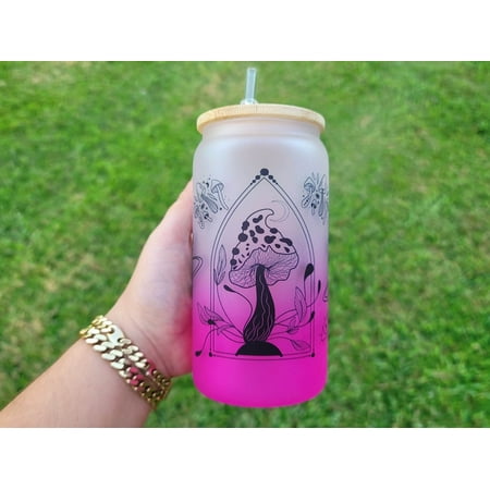 Mushroom Beer Can Glass | Boho Mushroom Coffee Glass | Aesthetic Coffee Glass | 16 oz
Mushroom Beer Can Glass | Boho Mushroom Coffee Glass | Aesthetic Coffee Glass | 16 oz