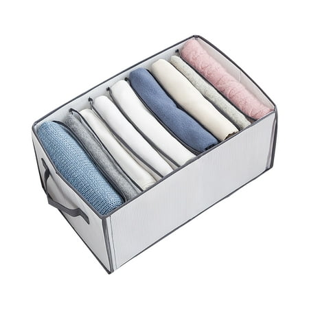 Younar Closet Drawer Organizer Underwear Organizer Drawer Divider Foldable Cloth Storage Box for Bra Tie Handkerchief Socks Scarves Gray
Younar Closet Drawer Organizer Underwear Organizer Drawer Divider Foldable Cloth Storage Box for Bra Tie Handkerchief Socks Scarves Gray