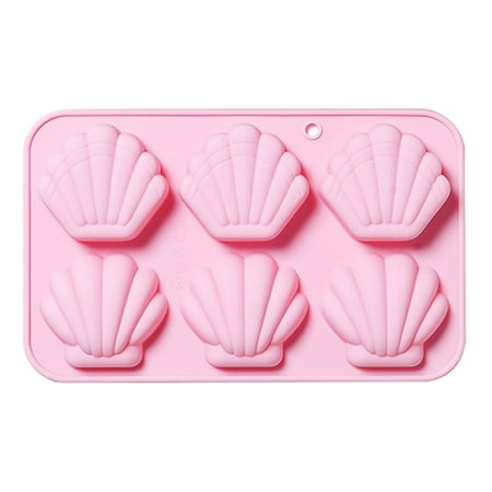 HOTYA 6 Cavities Shell Shaped Silicone Molds Ice Tray DIY Kitchen Chocolate Cake Molds
HOTYA 6 Cavities Shell Shaped Silicone Molds Ice Tray DIY Kitchen Chocolate Cake Molds