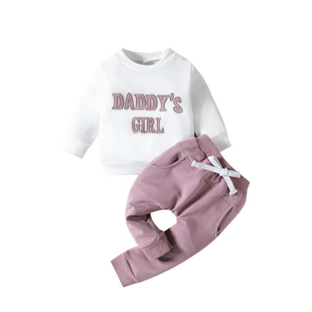 GXFC Baby Girl Fall Outfits Set Clothes 6M 1T 2T 3T Kids Girl Long Sleeve Letter Print Sweatshirt Tops Pants 2Pcs Casual Autumn Clothing for Toddler Girl
GXFC Baby Girl Fall Outfits Set Clothes 6M 1T 2T 3T Kids Girl Long Sleeve Letter Print Sweatshirt Tops Pants 2Pcs Casual Autumn Clothing for Toddler Girl