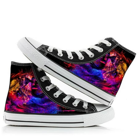 Cartoon Painting 70s High Top Classic Fashion Lace ups Sneakers with Tiger Print Fashion Casual
Cartoon Painting 70s High Top Classic Fashion Lace ups Sneakers with Tiger Print Fashion Casual